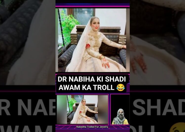 Dr Nabiha Ali Khan Trolled for Wedding Jewelry Price | Celebrities and Gossip #showbiz #shorts