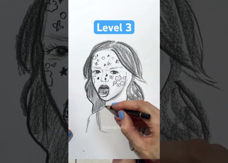 BEGINNER vs. PRO drawing Olivia Rodrigo 😳 *hUmBLe tWeRkiNg* | JULIA GISELLA