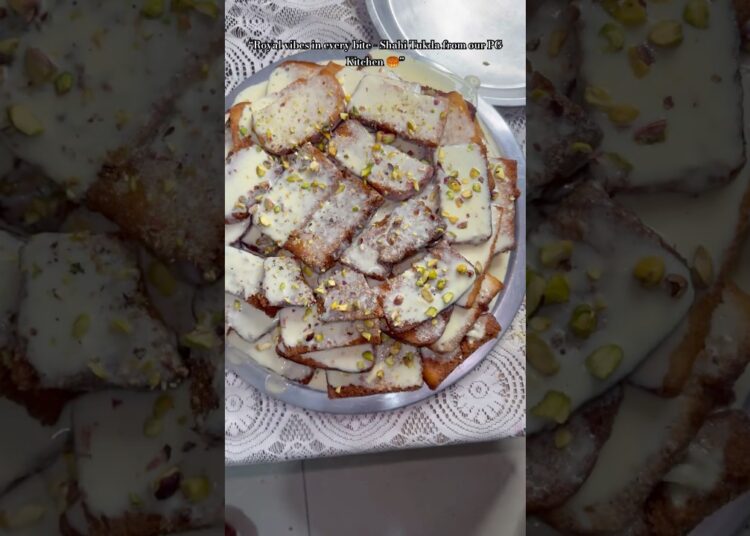 “Made with love, served with royalty – Shahi Tukda moments🥰” #ShahiTukda #PGLife #RoyalTaste #Food
