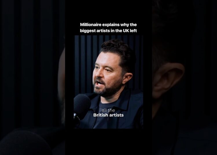 Millionaire exposes why all big artists left the UK