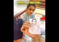 Drawing surprise gone wrong 😳😂