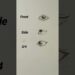 how to draw eyes step by step #art #shorts #trends #eyes