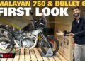 RE Himalayan 750 Breaks Cover! Full Walkaround + Bullet 650 + More new Royal Enfields | EICMA 2025