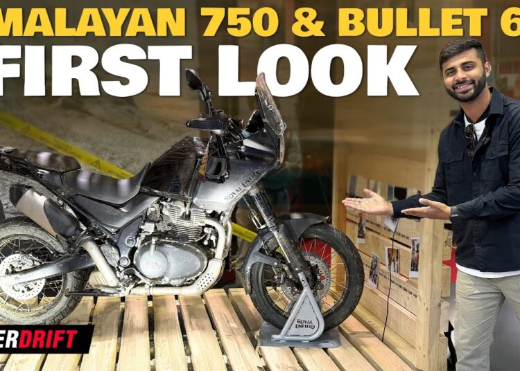 RE Himalayan 750 Breaks Cover! Full Walkaround + Bullet 650 + More new Royal Enfields | EICMA 2025