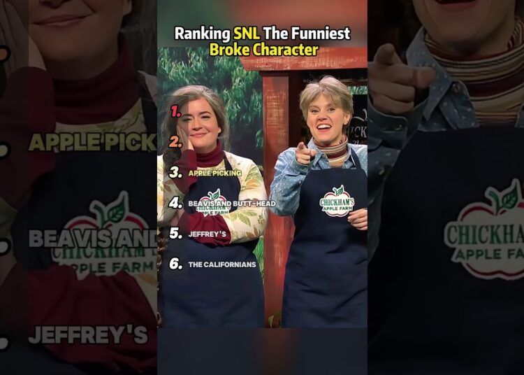 Ranking SNL Characters Broke Character #celebrity #comedy #funny #snl
