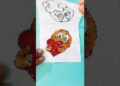 tissue paper magic drawing. Emoji color mixing.#drawing #trending #art #shorts  #short #emoji