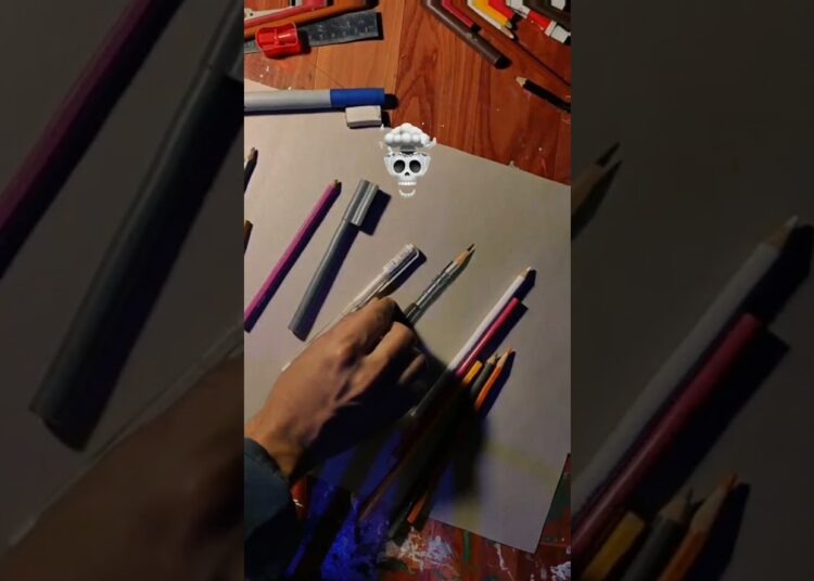 Wait 😳 | 3D Art 🔥 #shorts #youtubeshorts #shortsart #art #artist #3dart #drawing #rahiljindran