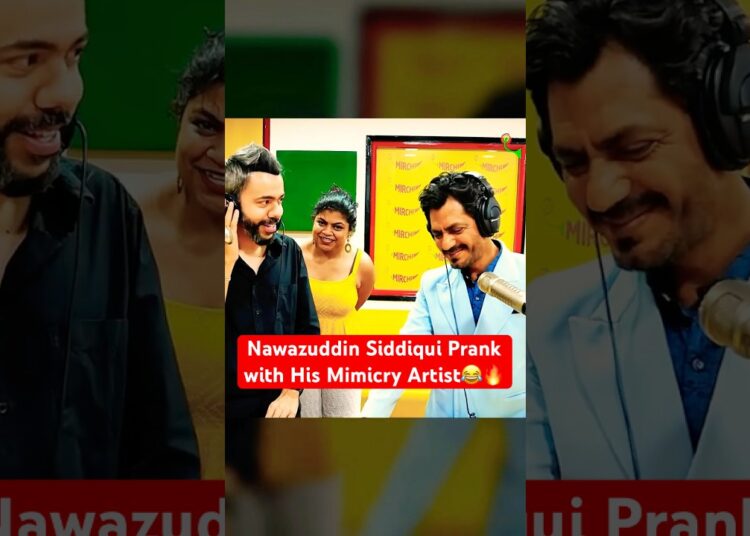 Nawazuddin Siddiqui Call Prank with His Mimicry Artist😂🔥#nawazuddinsiddiqui #podcast #shorts