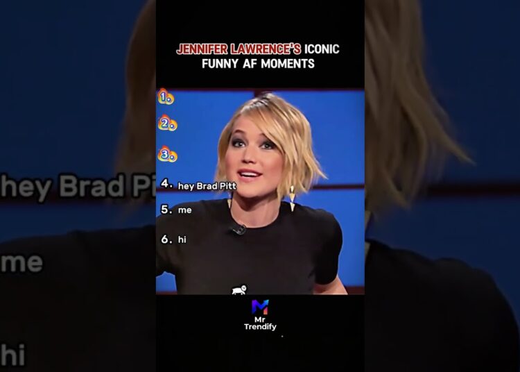 Jennifer Lawrence’s Most Iconic Moments #celebrity #jenniferlawrence