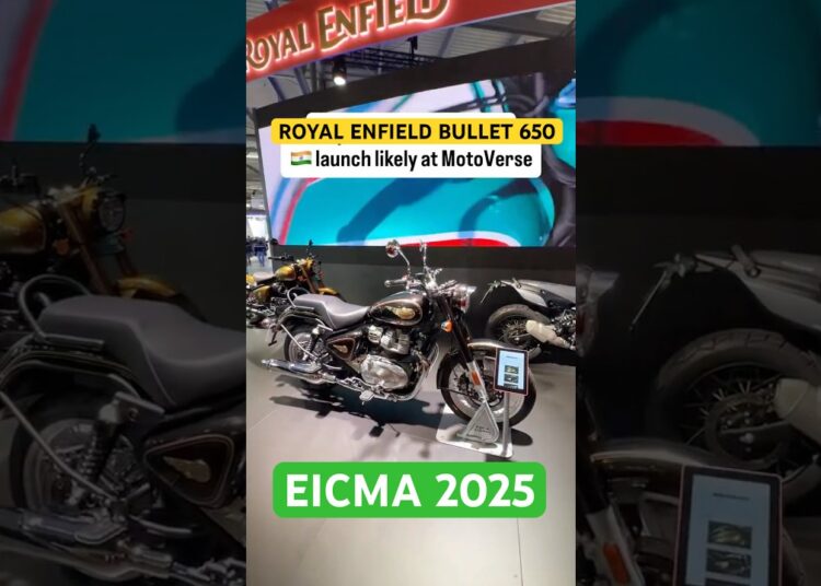 Royal Enfield Bullet 650 Unveiled at EICMA 2025 | New 650cc Bullet Walkaround & First Look