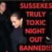 SUSSEXES TRULY TOXIC NIGHT OUT LATEST #royal #meghan #princeharry