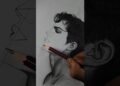 Face drawing techniques 😱❤️✍️ #art #artist #cartoon #drawing #satisfying #paint #shorts #viral