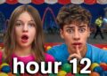 How Long Can We Secretly Live in an Amusement Park?