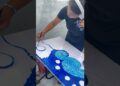 Starry night #table #painting #diy #art #artshorts #artist #inspiration #missrr #home #shorts