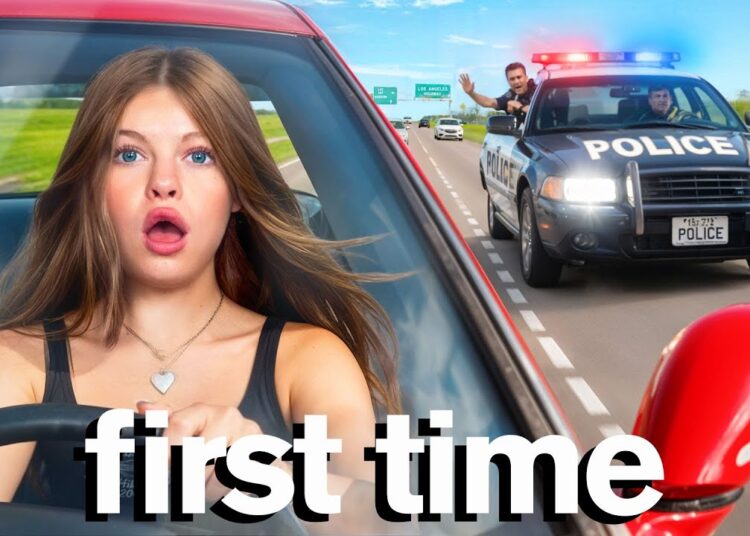 My Daughter DRIVES for the FIRST TIME