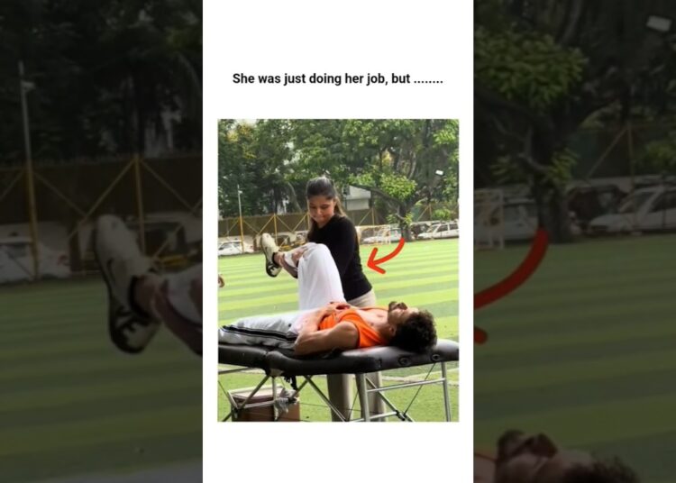 just because she’s working for a celebrity…… #tigershroff #youtubeshorts #trendingshorts #shorts
