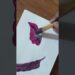 watercolor onestroke leafpainting tutorial #artifyrubby #artist #viralvideo #satisfying #shorts