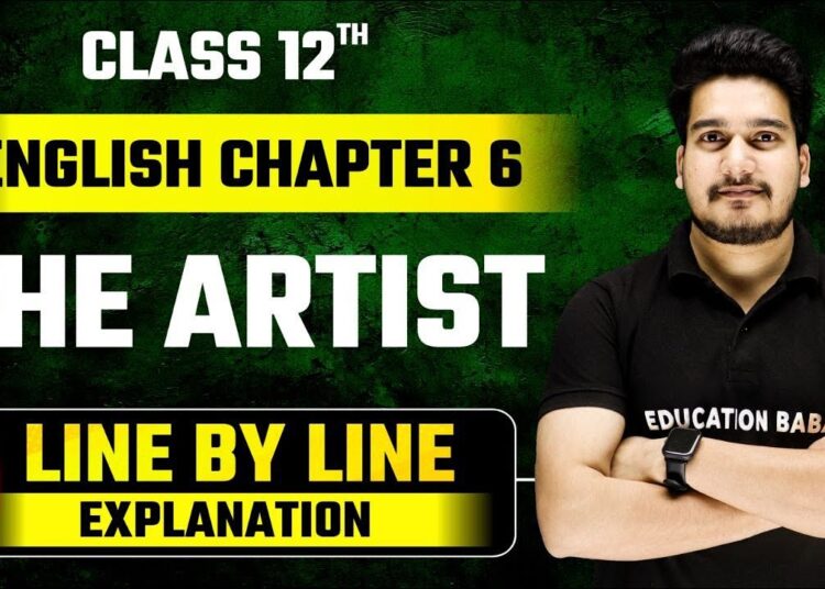 The Artist Explanation In Hindi | English Class 12 Chapter 6 Line By Line | Bihar Board