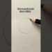 Artists drawing a circle be like: #shorts #artist