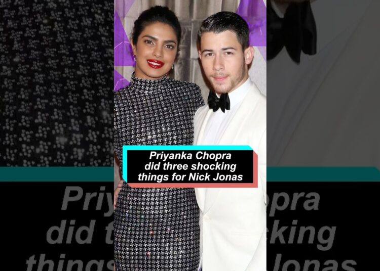 Priyanka Chopra did three shocking things for Nick Jonas. #usa #celebrity #priyankachopra