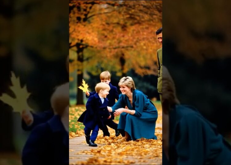 Sweet moments of Diana with her children#royal #princess #diana #royalfamily #princeharry
