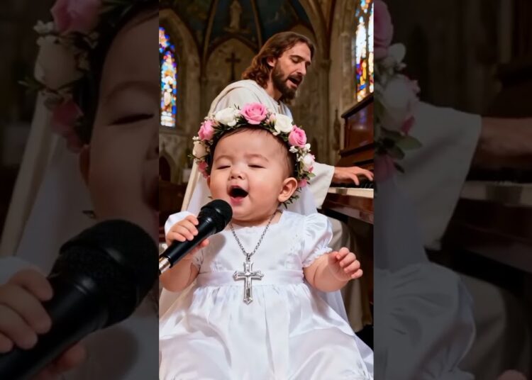 When royal crown bow in praise