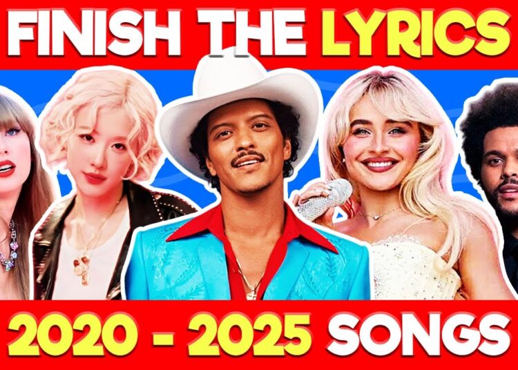 FINISH THE LYRICS 🎵 2020-2025 Edition🔥