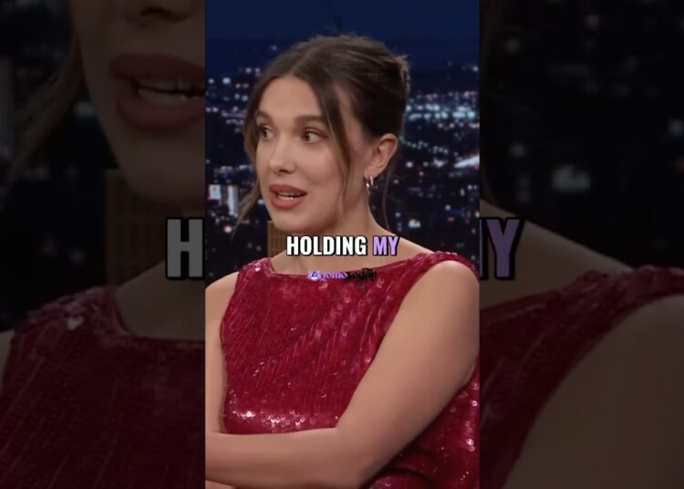 Millie overcame her Fear!😮 #shorts #shortvideo #milliebobbybrown #hollywood #celebrity