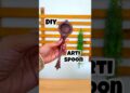 Ghar Pe Arti Spoon Banaya #diy #craft #art #artist