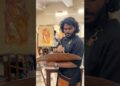Rate my painting out of 100 ✨live model Painting #artvideo #artshorts #oilpainting