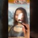 Painting Mona Lisa with a different smile 🥰 #artchallenge