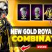 New😍Gold Royal BUNDLE God Level Dress Combination In FREE FIRE🔥| NO😱TOP UP DRESS COMBINATION |XZRT|