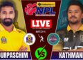 SUDURPASCHIM ROYAL vs KATHMANDU GORKHAS NPL S2 MATCH LIVE | KMG vs SPR MATCH 3 LIVE SCORE COMMENTARY