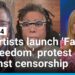 US artists launch nationwide ‘Fall of Freedom’ protest against rising censorship • FRANCE 24