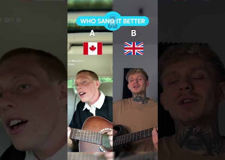 Who sang it better – Song: Mary On A Cross #shorts #maryonacross #coversong #covermusic #singing