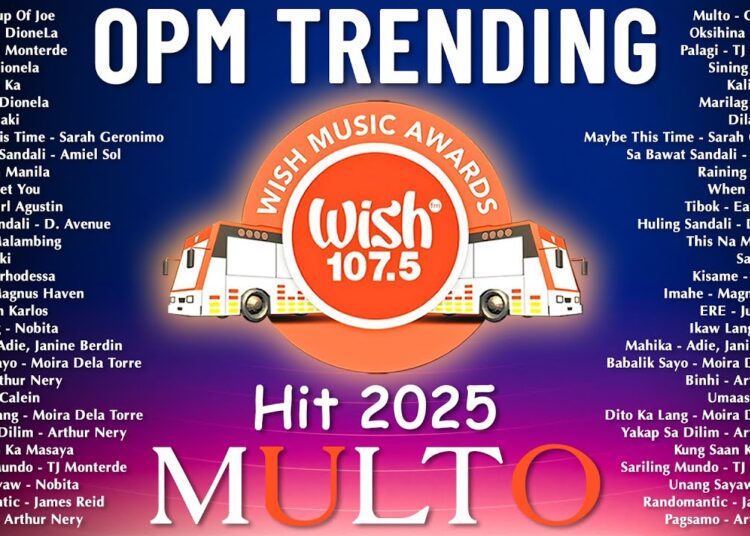 Hot Hits Philippines – MULTO | Best of Wish 107.5 Songs Playlist | OPM Trending 2025