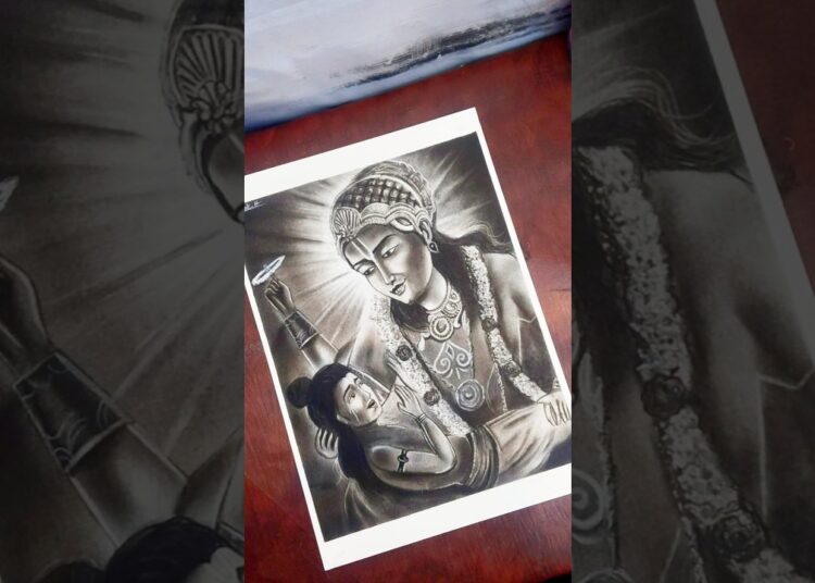 Vishnu ji ❤️🙏drawing #art #artist #pencildrawing #vishnu #youtubeshorts #viralshort #trending #trend