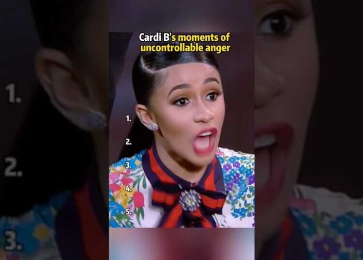 Cardi B’s moments of uncontrollable anger. #StefonDiggs#CardiB#celebrity#fyp#usa