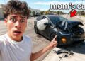 I Crashed My Moms CAR..