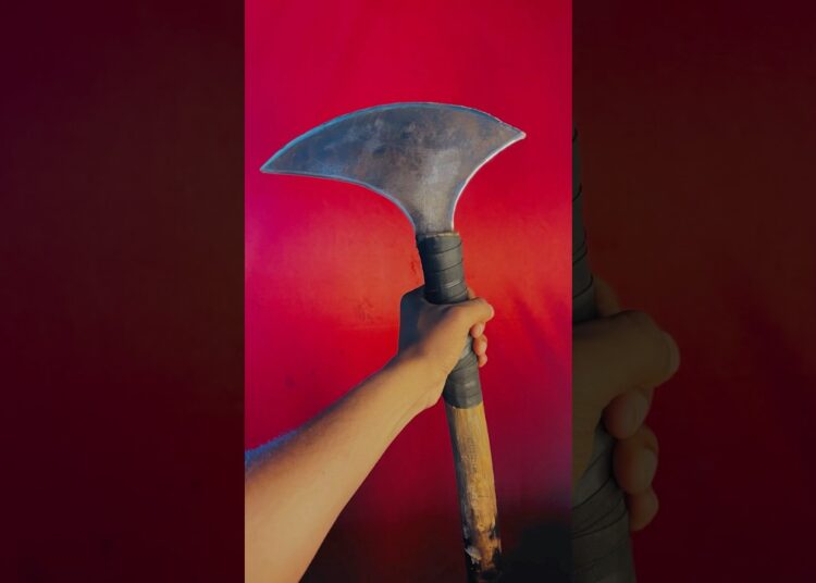 Making Medieval Axe #survival #craft #art ##medieval #making #shortvideo #viralvideo #artist #art