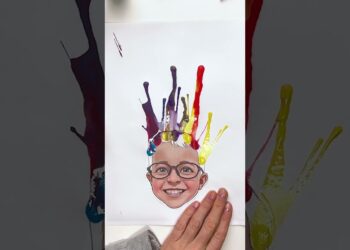 Easy Blow-Paint Art! 🌈 Make Cool Hair Styles