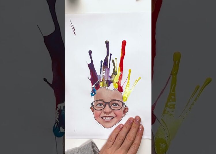 Easy Blow-Paint Art! 🌈 Make Cool Hair Styles
