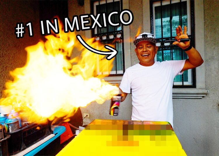 I Asked the #1 Street Artist in Mexico to Paint My Giant Rubiks Cube