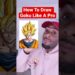 How To Draw Goku EASY 😍 Dragon Ball Z #shorts #art #drawing