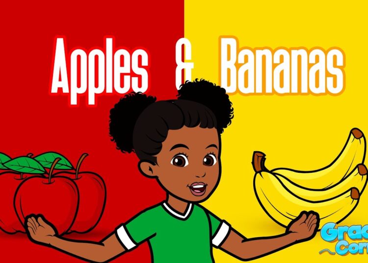 Apples and Bananas Song | Learning Vowels with Gracie’s Corner | Nursery Rhymes + Kids Songs