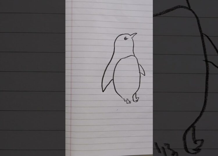 10 second artist challenge 🐧 #shorts #shortsfeed #art #drawing #sketch #viral