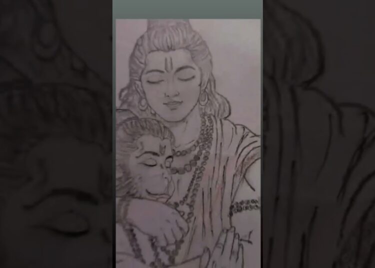 next level aditing🎚️#art #artdrawing #hanuman #ram ##sitaram #drawing #sketch #viralshorts #popular