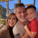 Greg Vaughan with Natalia Livingston and her son