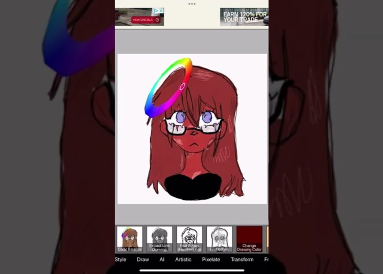 I redid this #DigitalArt ##FYP #Art #Artist