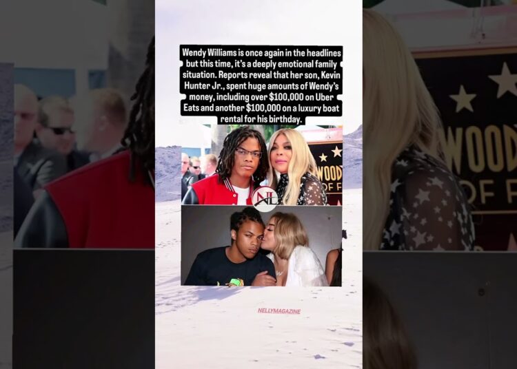 Wendy Williams BREAKS SILENCE After Son Spends $200K!#WendyWilliams #KevinHunterJr #Celebrity #short